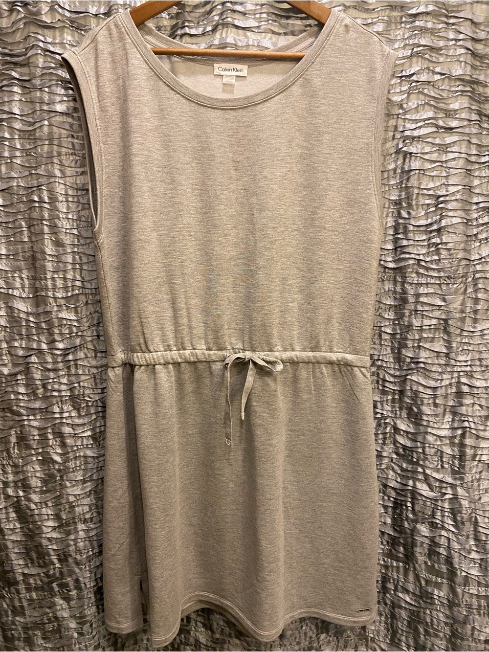 Calvin Klein Heather Gray Light Weight Sleeveless Dress